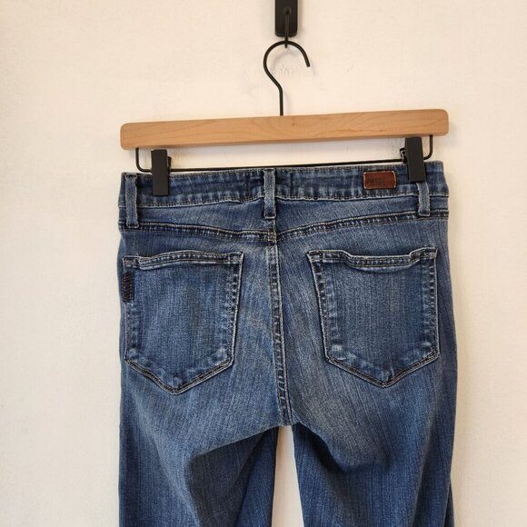 Paige Verdugo Ankle Dark Wash Skinny Jeans Stretchy Nottingham Women's 27 - Picture 5 of 10